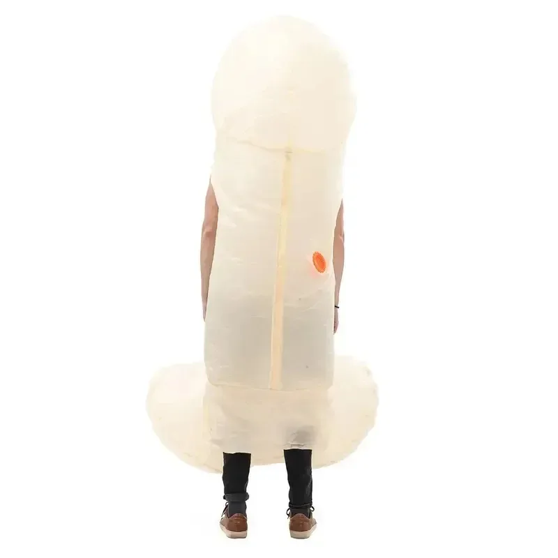 Disfraz de pene inflable para adulto, Adorable disfraz de pájaro inflable, disfraz divertido para Cosplay, despedida de soltero