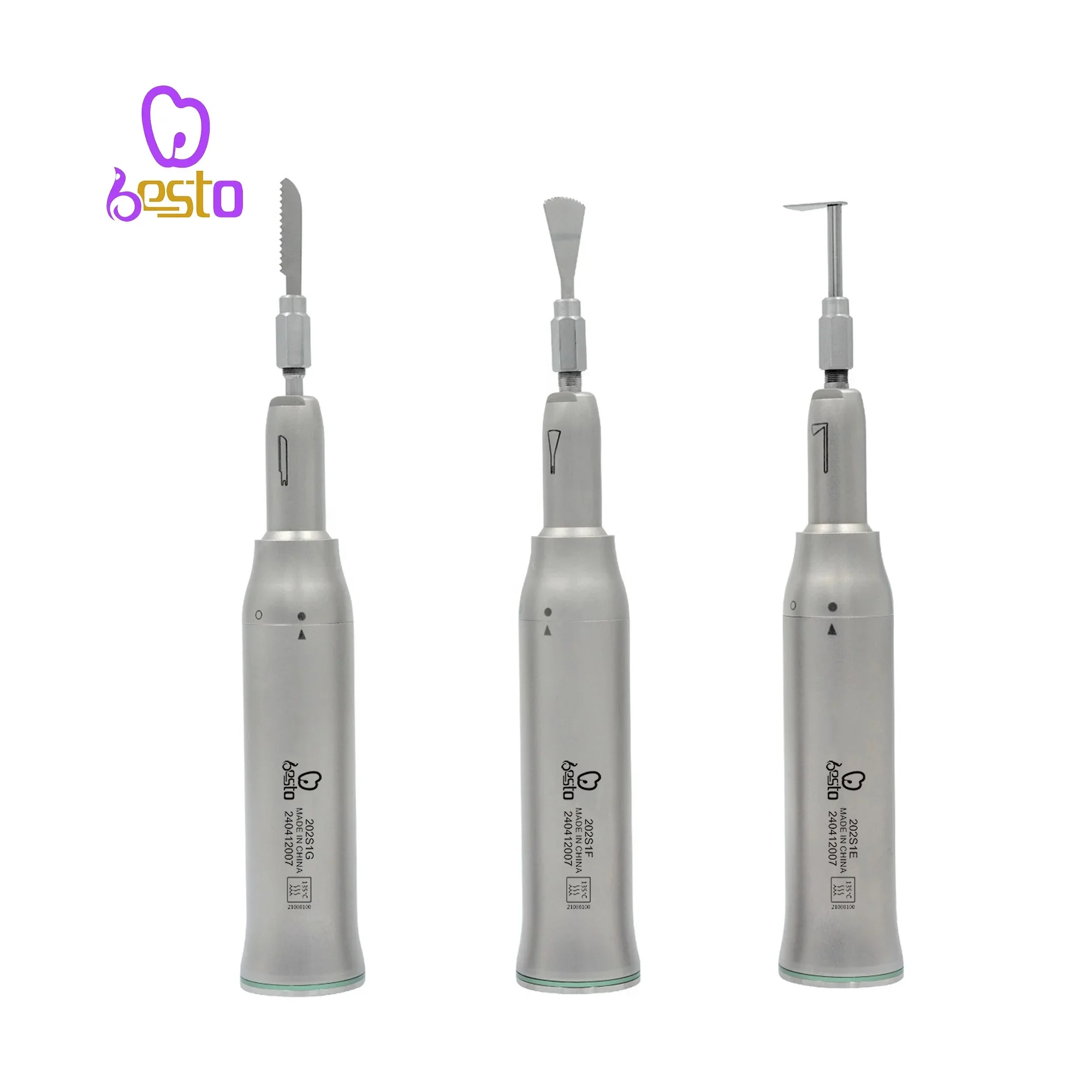 Dent al  im plant surgery handpiece  e-type stainless steel reciprocating  straight handpiece Dent al saw handpiece