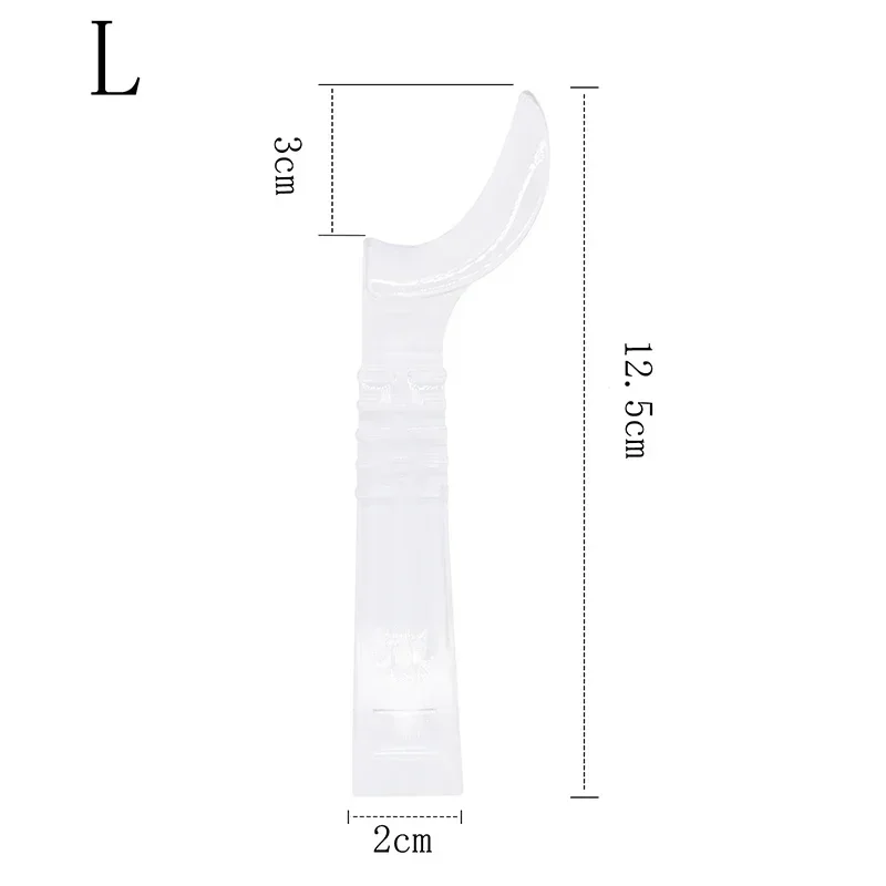 2Pcs/Set Dental Plastic Half-Lip Retractor Lip Cheek Retractor Left and Right Mouth Opener Intraoral Supporting Device