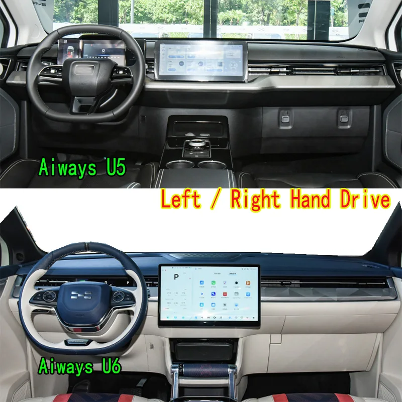 For Aiways U5 U6 Car Dashboard Mat Accsesories Anti-reflective Anti-slip Anti-dirty Pad