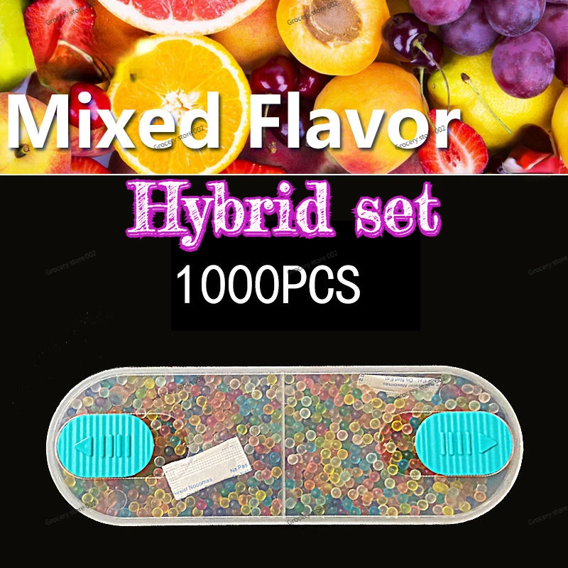 1000 Cigarettes, with Popping Beads Zero Degree Ice Mint, Fried Fragrant Beads, Fruit Flavor, Thickness and Versatility H30395