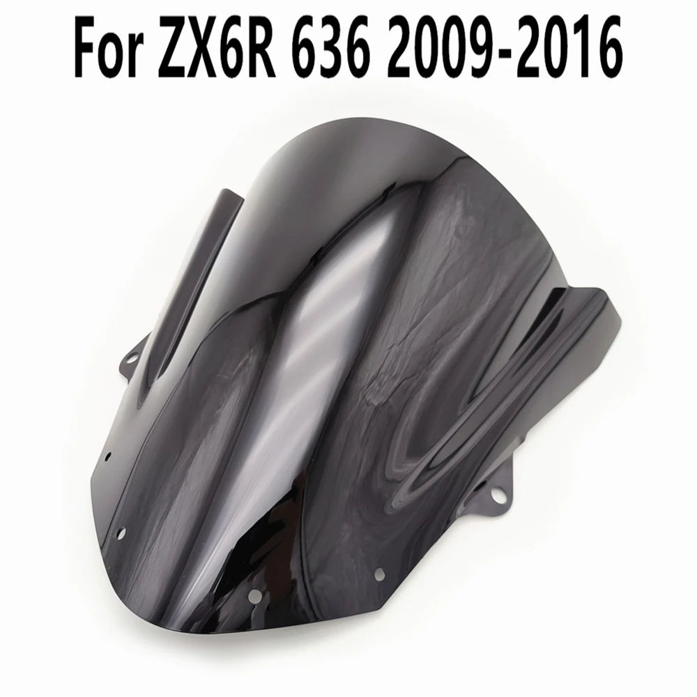 

Wind Deflectore Windscreen Spoiler Windshield Black transparent For ZX6R ZX 6R 636 2009-2010-2011-2012-2013-2014-2015-2016