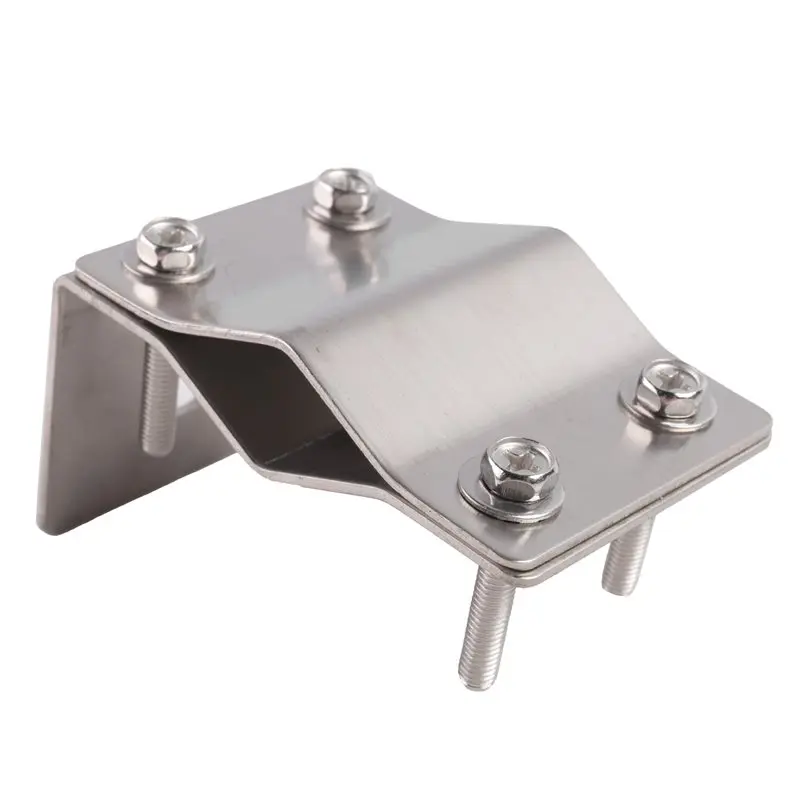 A44Z-Walkie-Talkie Vehicle Antenna Base, Tube Clamp, Edge Clip Antenna Luggage Rack, Stainless Steel Tube Clamp