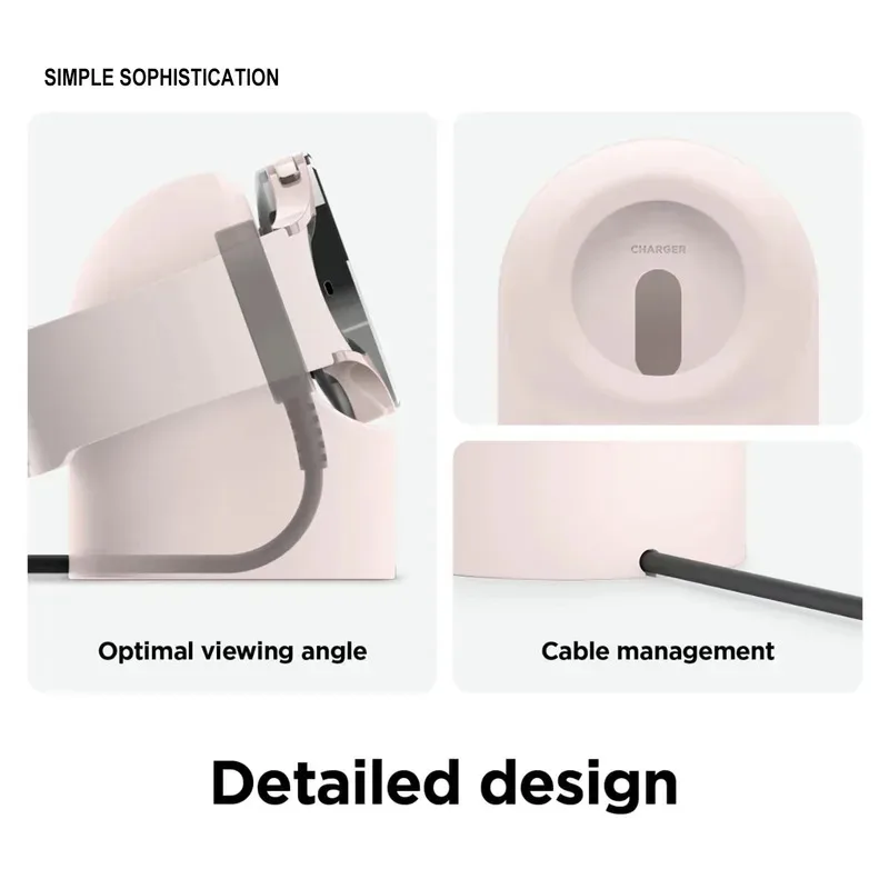 Mehrere Modelle, kompatibel mit Galaxy Watch 7, Ladeständer 40, 44 mm, Galaxy Watch 3, 4, 5, 6, Ladeständer aus Silikon, Ladestation