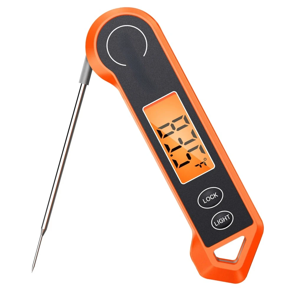 

TP19H Digital LCD Screen Instant Reading BBQ Meat Cooking Thermometer With Lock and Backlight Function