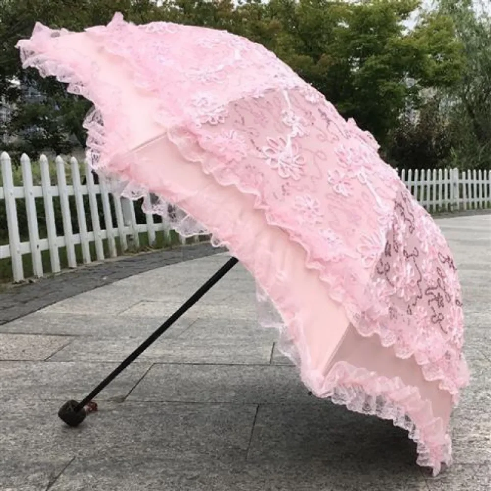 Parapluie de Patients en Dentelle pour ixde Mariage, Haut de Gamme, Photo, Rétro, Français