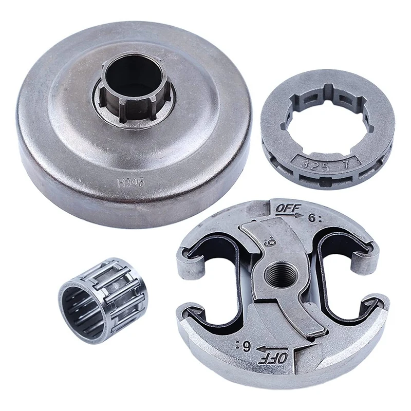 

325 Inch-7T Clutch Drum Sprocket Rim Needle Bearing Set 350 346XP 350 351 353 445 450 e Chainsaw