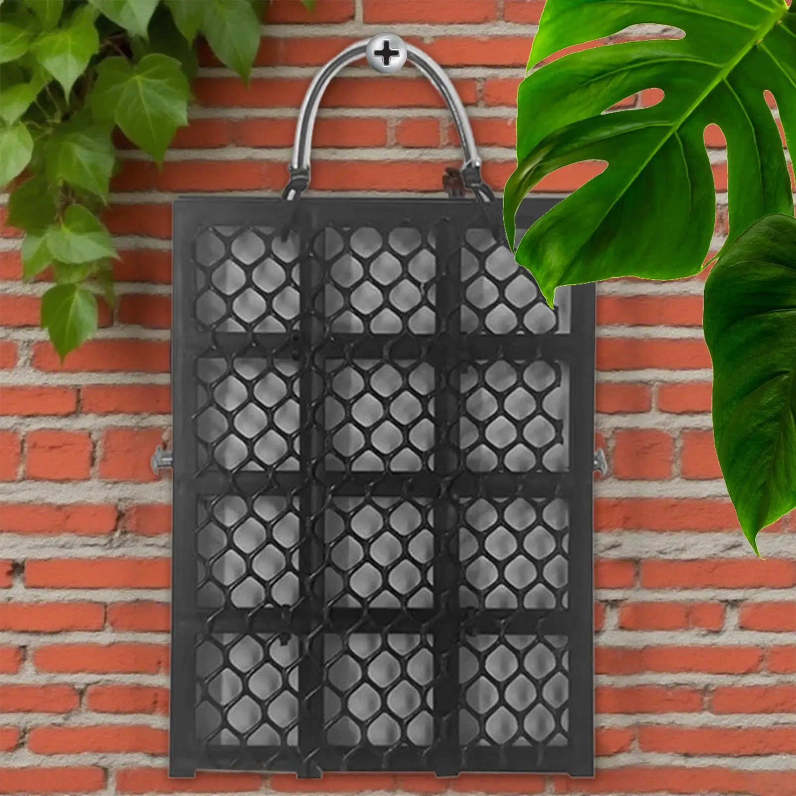 스테이어혼 무리나무 벽걸이 화분, 수직 식물 벽걸이 화분 프레임 보드, 플라티세리움 난초 재배용, 실내 정원 홈데코 / 정원 용품