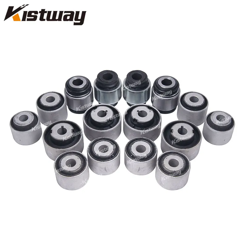 16PCS Good Rear Control Arm Bushing Kit For Maserati Quattroporte M156 Ghibli M157 670007251 670002808 670006273 670007252
