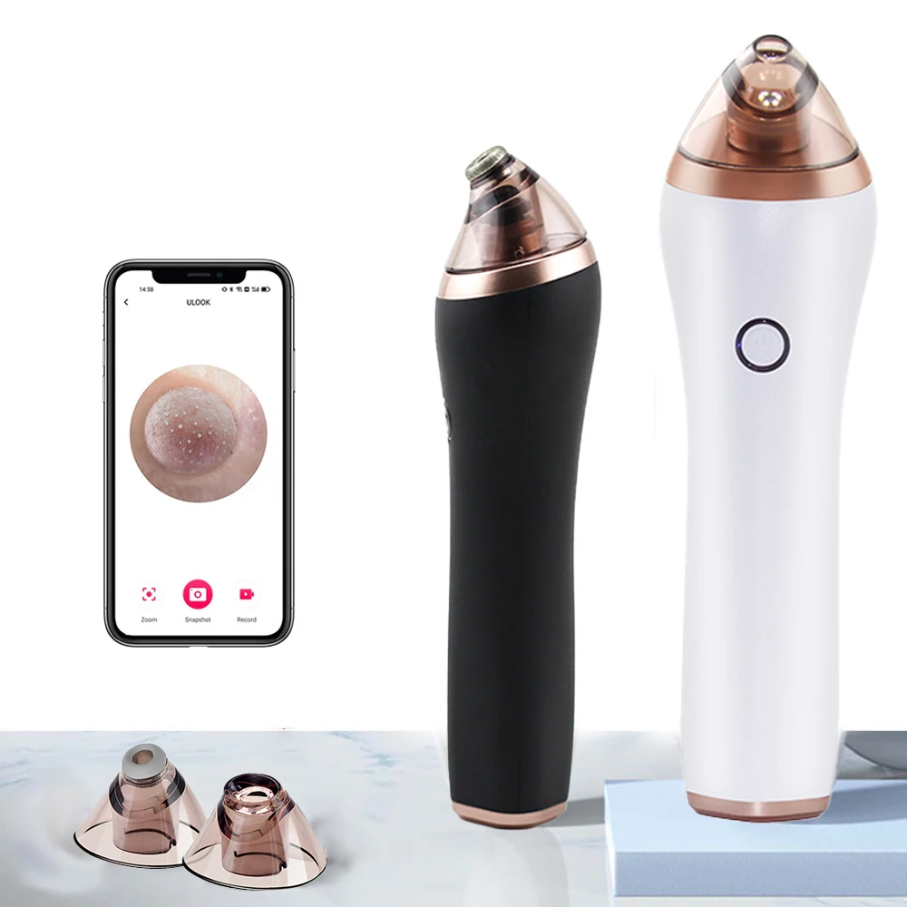 Buy Home Use Electric Blackhead Remover Machine USB Rechargeable Whitehead Blackhead Removal with Camera App