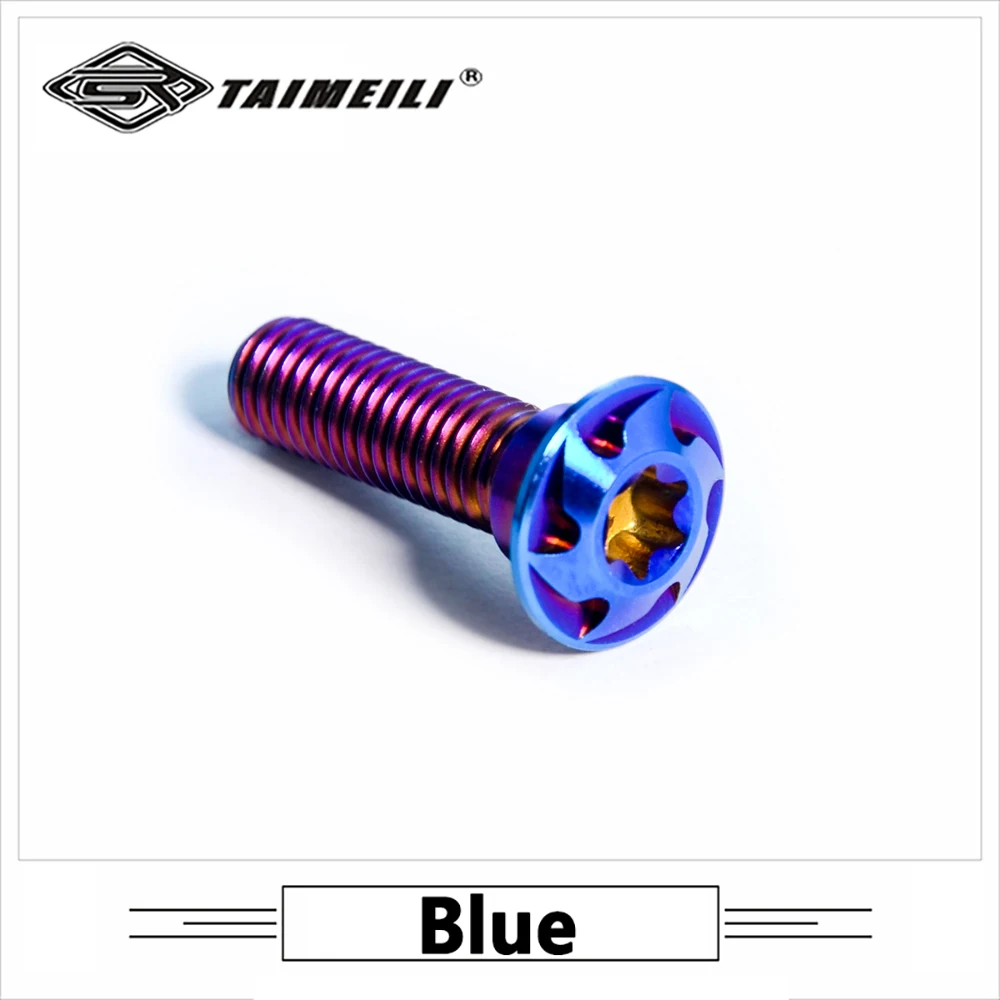 TAIMEILI Titanschraube M8X20/25/30mm Motorrad-Bremsscheibenschraube mit innerem Pflaumenblütenblattkopf 1 Stück – Detail 5