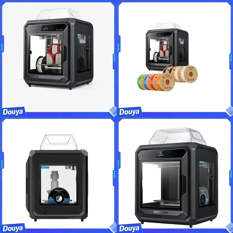 Sermoon D3 Pro Enclosed FDM 3D Printer Dual Hotend Full Auto Leveling 300℃ High Temp Nozzle for Industrial Prototyping
