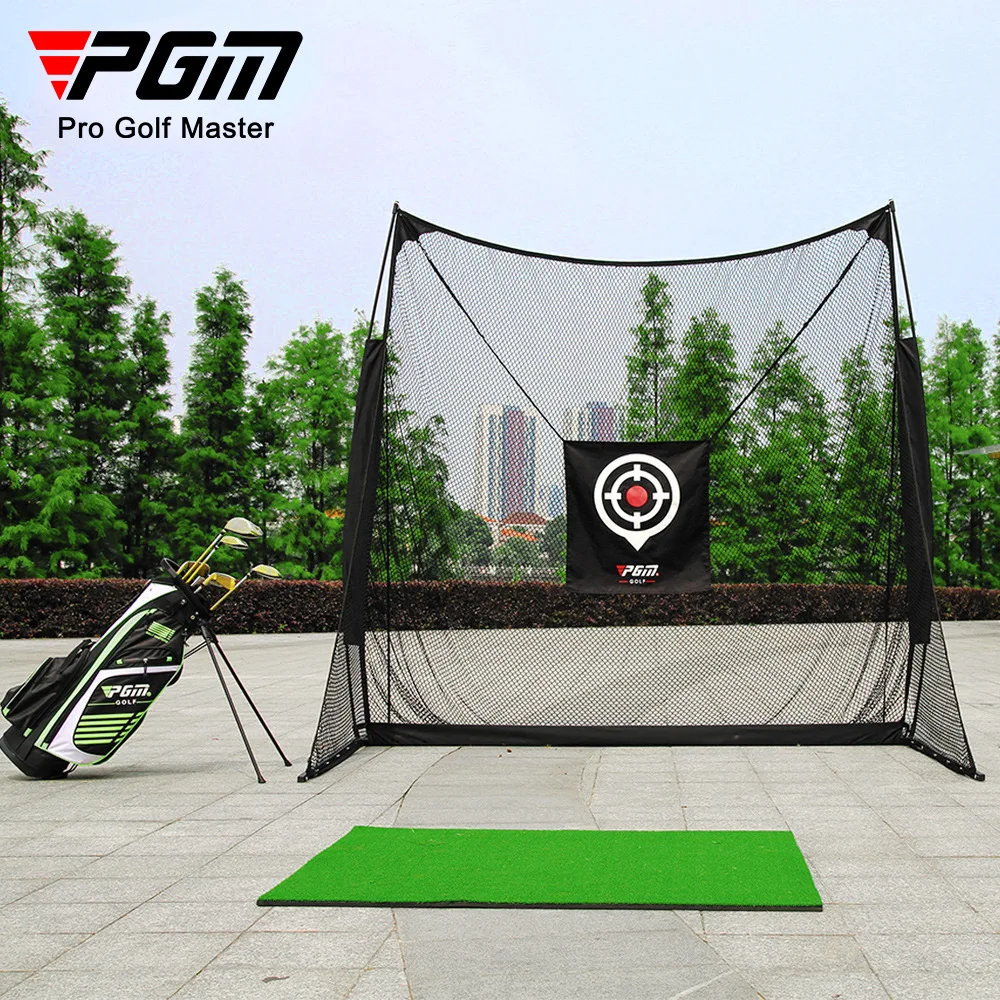 PGM Golf Practice Net Tent Target Golf Hitting Cage Garden Grassland Swing Practice Strike Net Golf Training Equipment Mesh