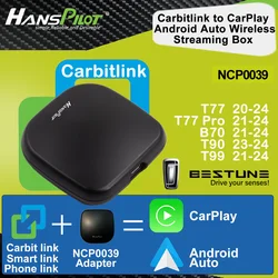 NCP0039 NCP0036 Bestune FAW T77 B70 T99 T90  carbitlink smartlink easy connection to Wireless CarPlay  Android Auto