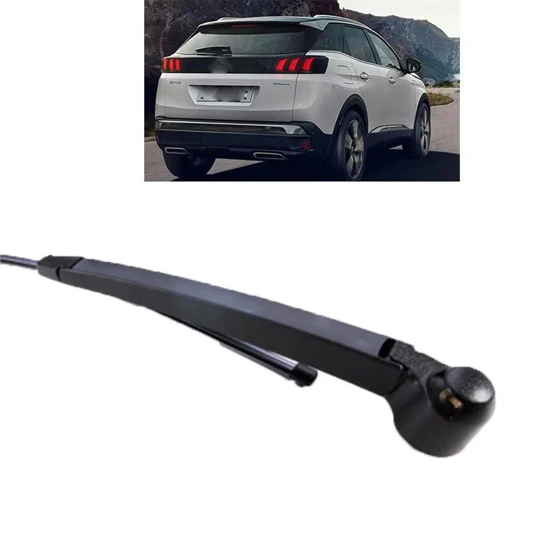 

12" Automobile Rear Windshield Wiper Blade + Arm For Peugeot 3008 Mk2 2017-2021 Rubber Strips blades Car Accessories