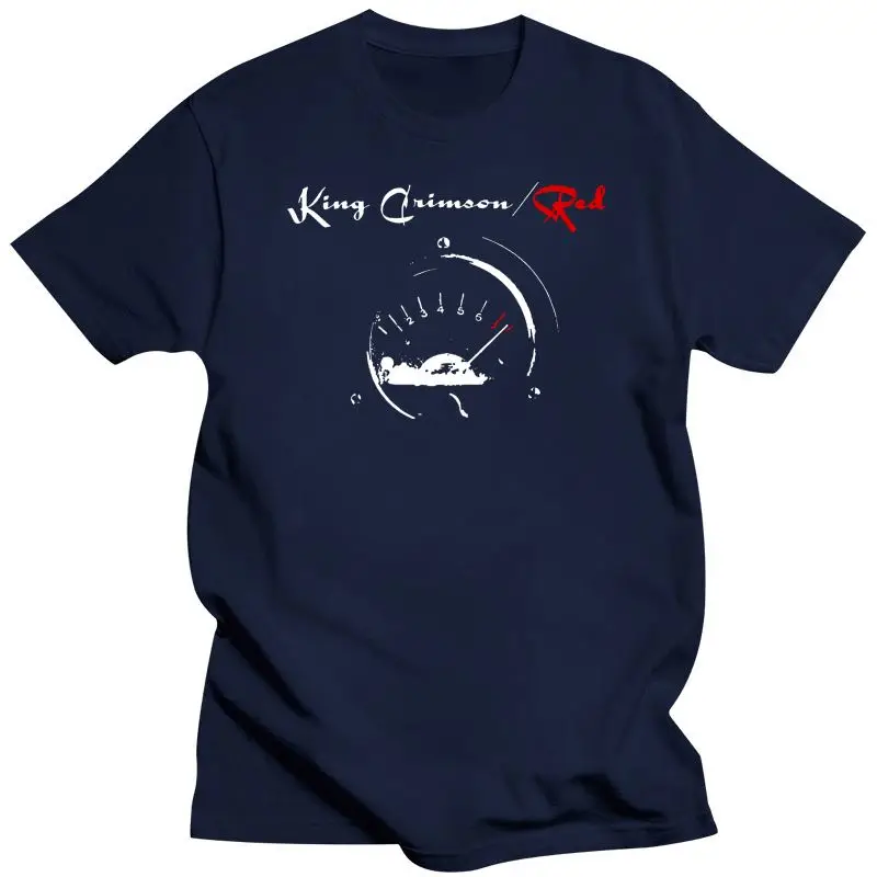 Mens Clothing  King Crimson Men Red Speedometer T Shirt Black