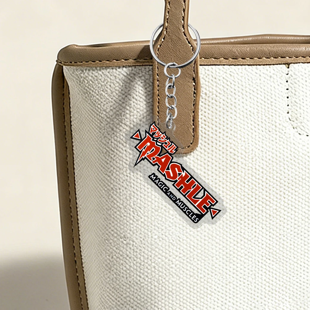 MASHLE: MAGIC AND MUSCLES Anime Schlüsselanhänger Cartoon-Logo Fantasy Lustige Comics Schlüsselring Anhänger für Rucksack Kleidung Hut Accessoire – Detail 7