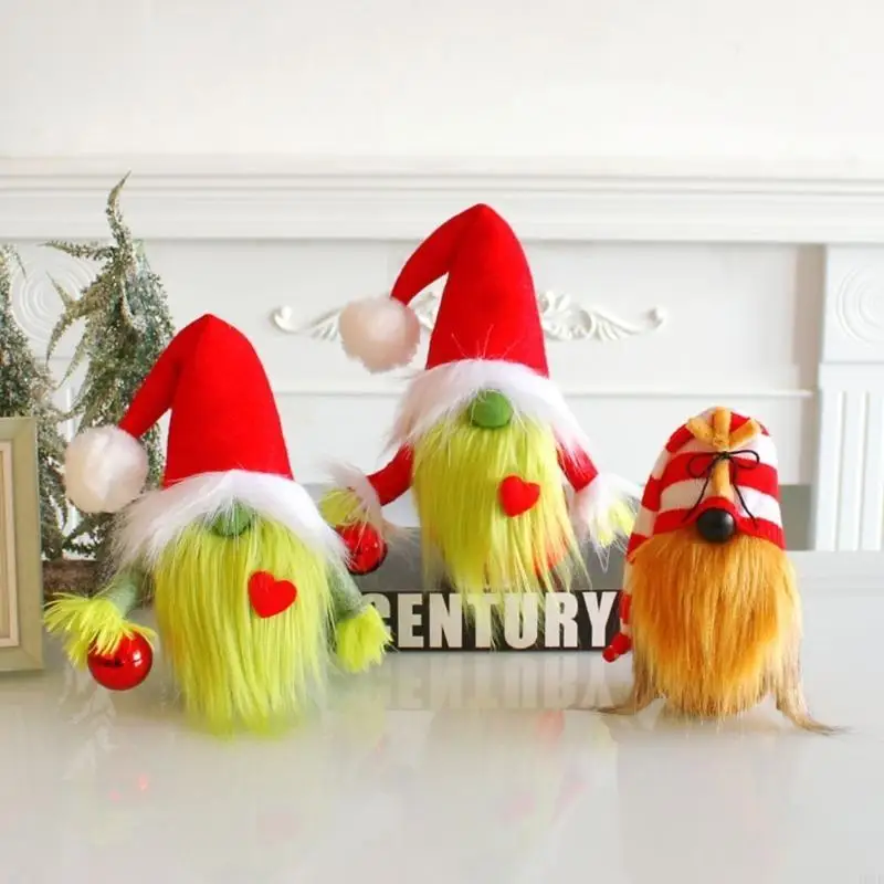 Faceless-Doll Decorations Handmade-Doll Dwarf Figures Tabletop Ornaments Christmas Gnomes Figure Women Anniversary Gift