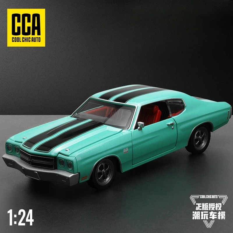 1-24スケール-ss-454-1970合金製スーパースポーツカーモデル-メタルマッスルレーシングカー-車両モデル-シミュレーション-キッズトイ-ギフト