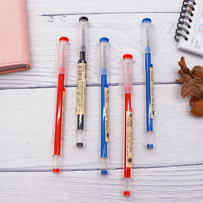0.35mm Gel Set Pens Red/Black/Blue Ink Refills Rod Japanese Pen For Handle School Office Writing Supplies Stationery image 5