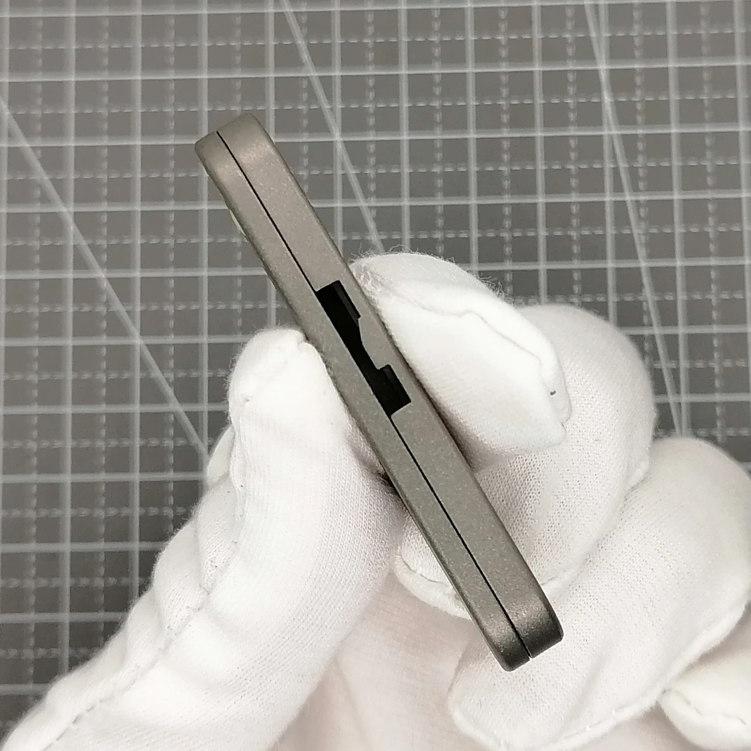 1 Pair Custom Made 58mm Titanium Alloy Scales with Pen Slot for Victorinox SAK Modify
