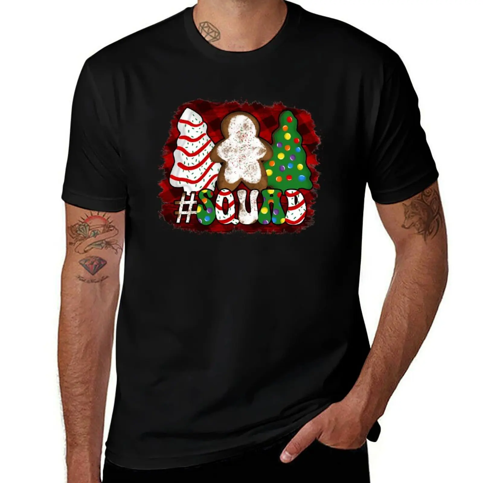 

Little Debbie Squad Little Debbie Snack Cakes Christmas Tree Snack Cakes Funny Christmas T-Shirt Casual Daily Outfit T-Shirt