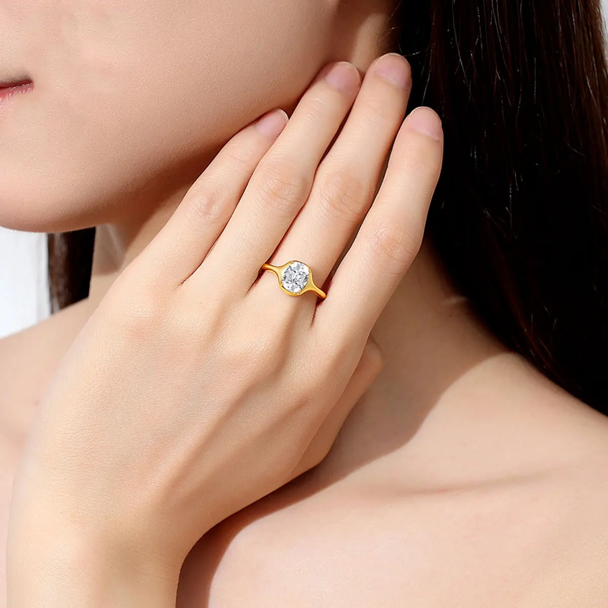 S925 Pure Silver Pillow Shaped Moissanite Women's Ring, Extremely Simple and Retro Style Wedding Engagement Ring, Valentine's Day Gift, Unique Jewelry Gift for Festivals/Birthdays/Parties, the Best Gift for Girlfriends