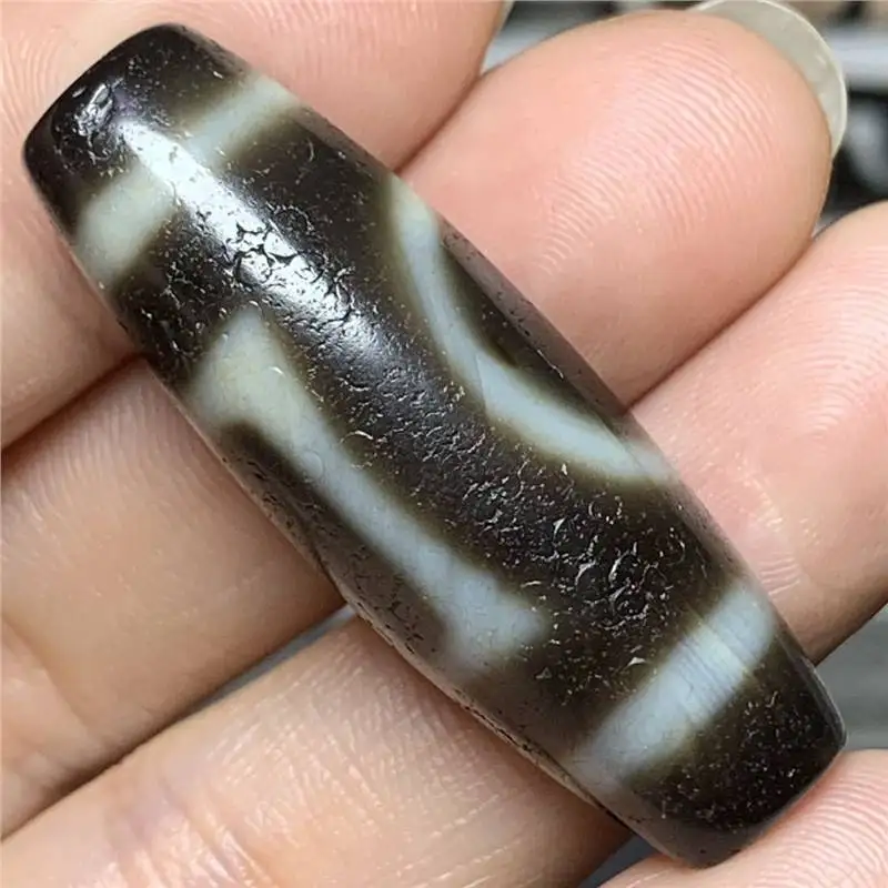 Thing, Picture, Natural Agate, Ancient Method, High Oil, One Glance, World Dzi Pendant Crafts 37.3*12.7mm