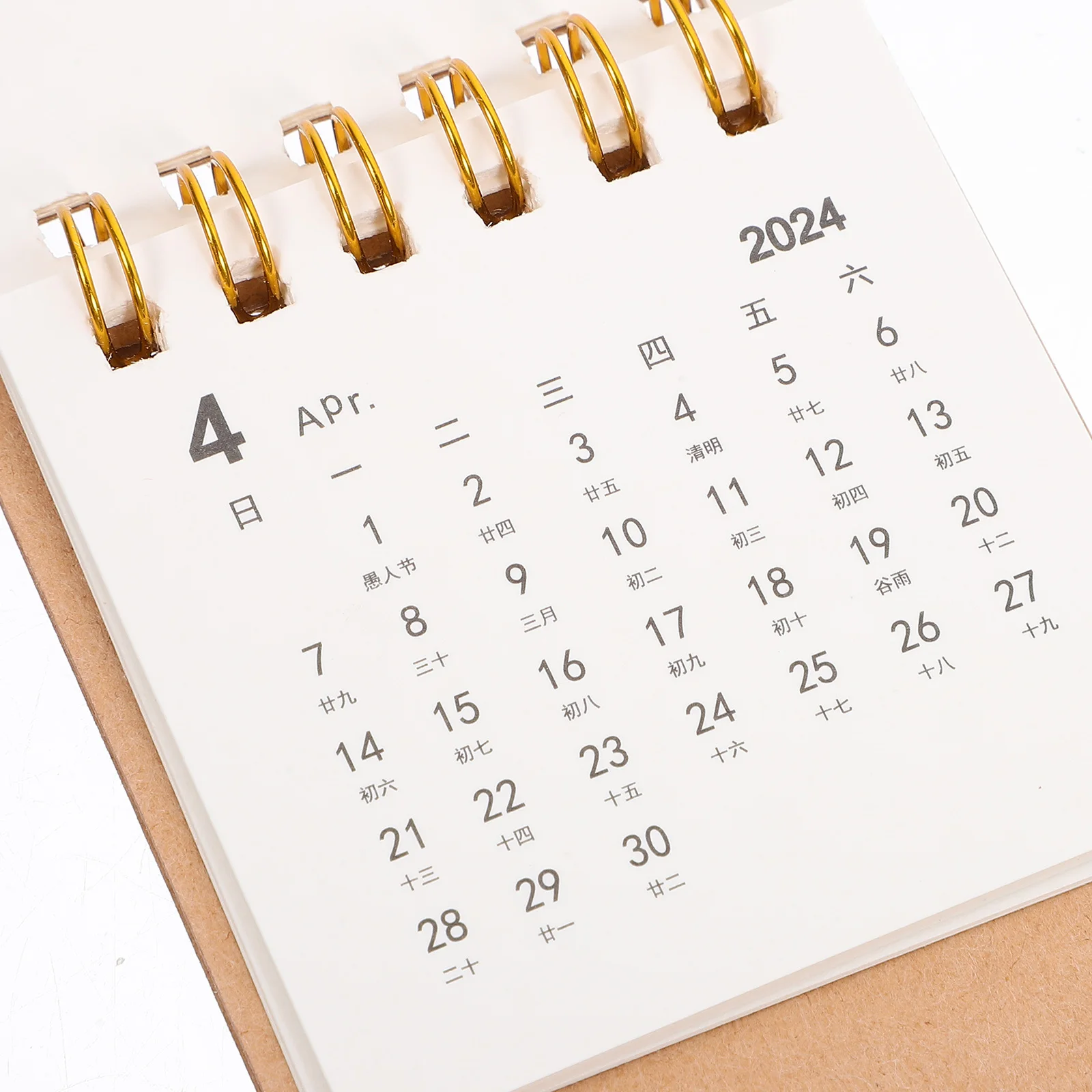 تقويم مكتبي صغير 2024، مخطط شهري محمول لسطح الطاولة، ملحقات مكتبية مزخرفة، اختيار هدية، تقويم صغير #5