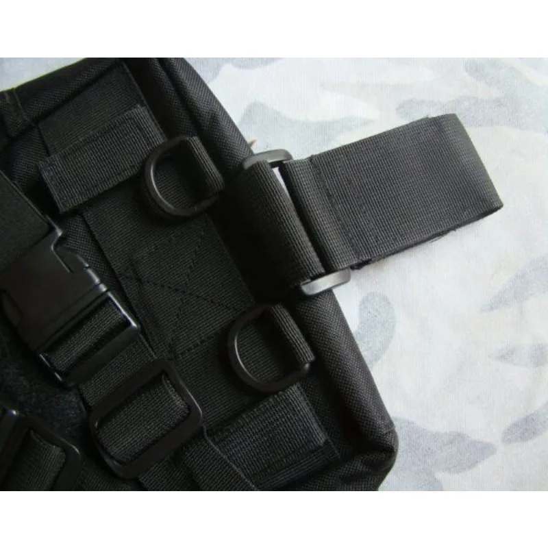 Tactical Leg Pouch Gas Mask Bag Molle Compatible Outdoor Military Style Utility Pack for Men Women Hiking Camping CS view 6