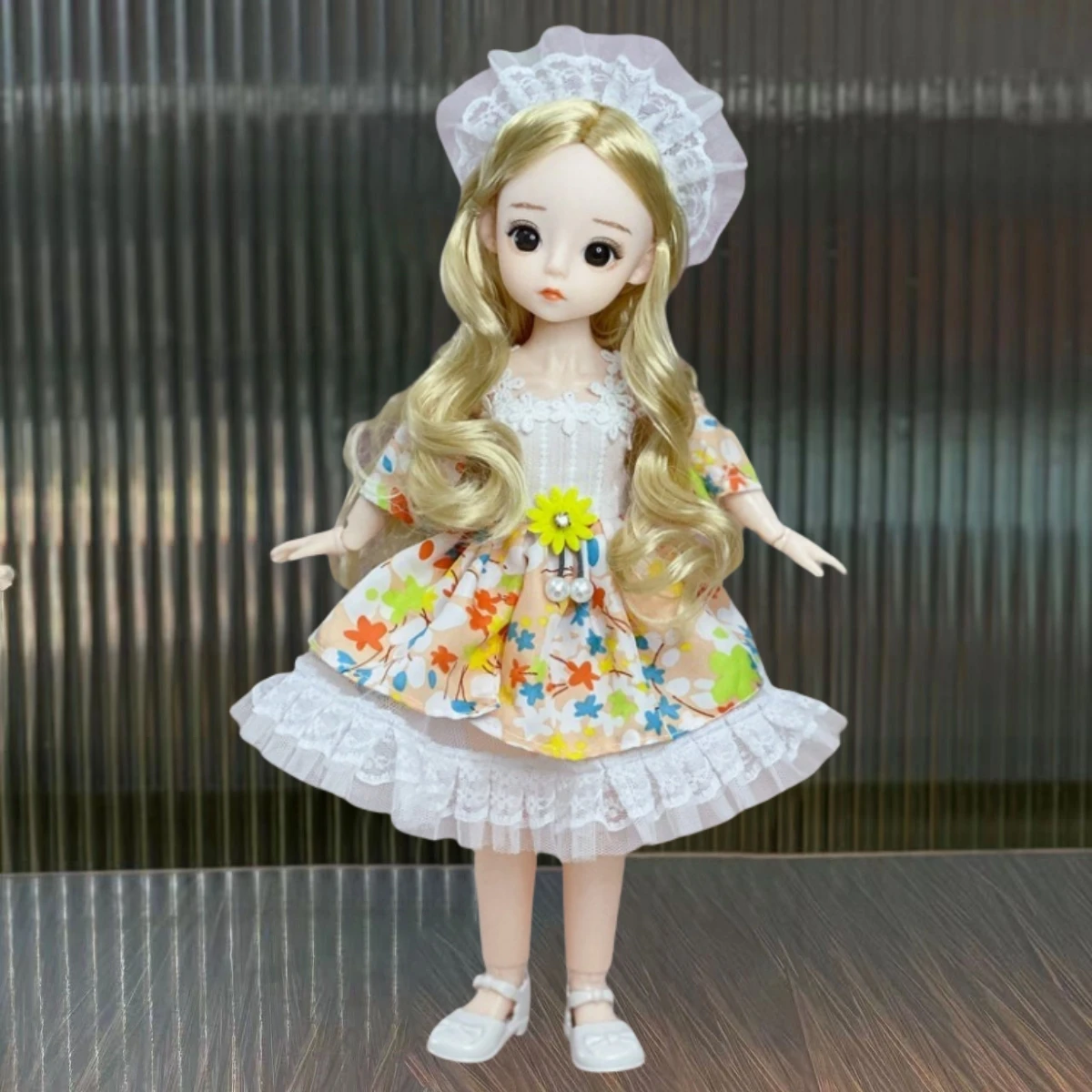 30cm Long Hair Doll 1/6 BJD Sweet Doll Dress Up Princess Girl Toy Christmas Gift Birthday Surprise