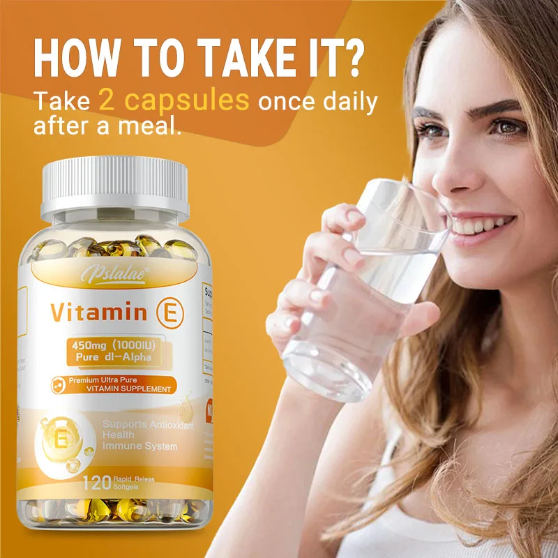 Vitamin E - Mengurangi Garis Halus dan Keriput, Meningkatkan Elastisitas Kulit, Mendukung Anti Penuaan, Meningkatkan Hidrasi Kulit, Kesehatan Mata