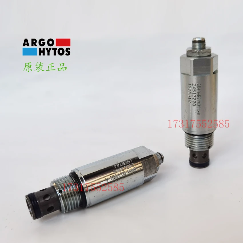 ARGO-HYTOS Relief Valve SR4A-B2/H-35S-A Cartridge Valve Hydraulic Valve, Pressure Can Be Selected