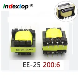 8pcs Inverte Welding Machine 3/4 Windings Power Transformer EE25 200:6 8feet ZX7/WS/LGK Inverter Aauxiliary High Frequency Pulse