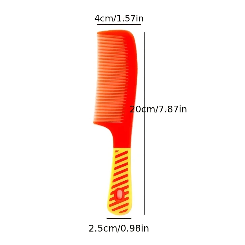 5 uds/juego de peine para el cabello, juego de peine de plástico vibrante para el cabello, dientes de peine de plástico duraderos adecuados para cabello normal