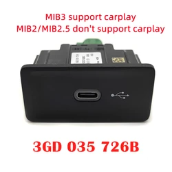 3GD 035 726B 3GD035726B 3GD 035 726 B for Passat B8 CC Arteon Variant B8 Golf Variant type-c usb switch
