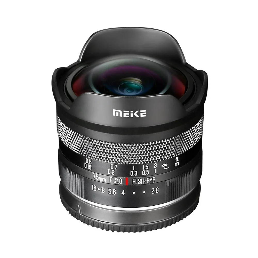 Meike 7.5mm f2.8 APS-C Ultra Wide Circular Fisheye lens Manual Focus Lens for Canon EF-M Mount EOS M M2 M5 M6 M6 Mark II M10 M50