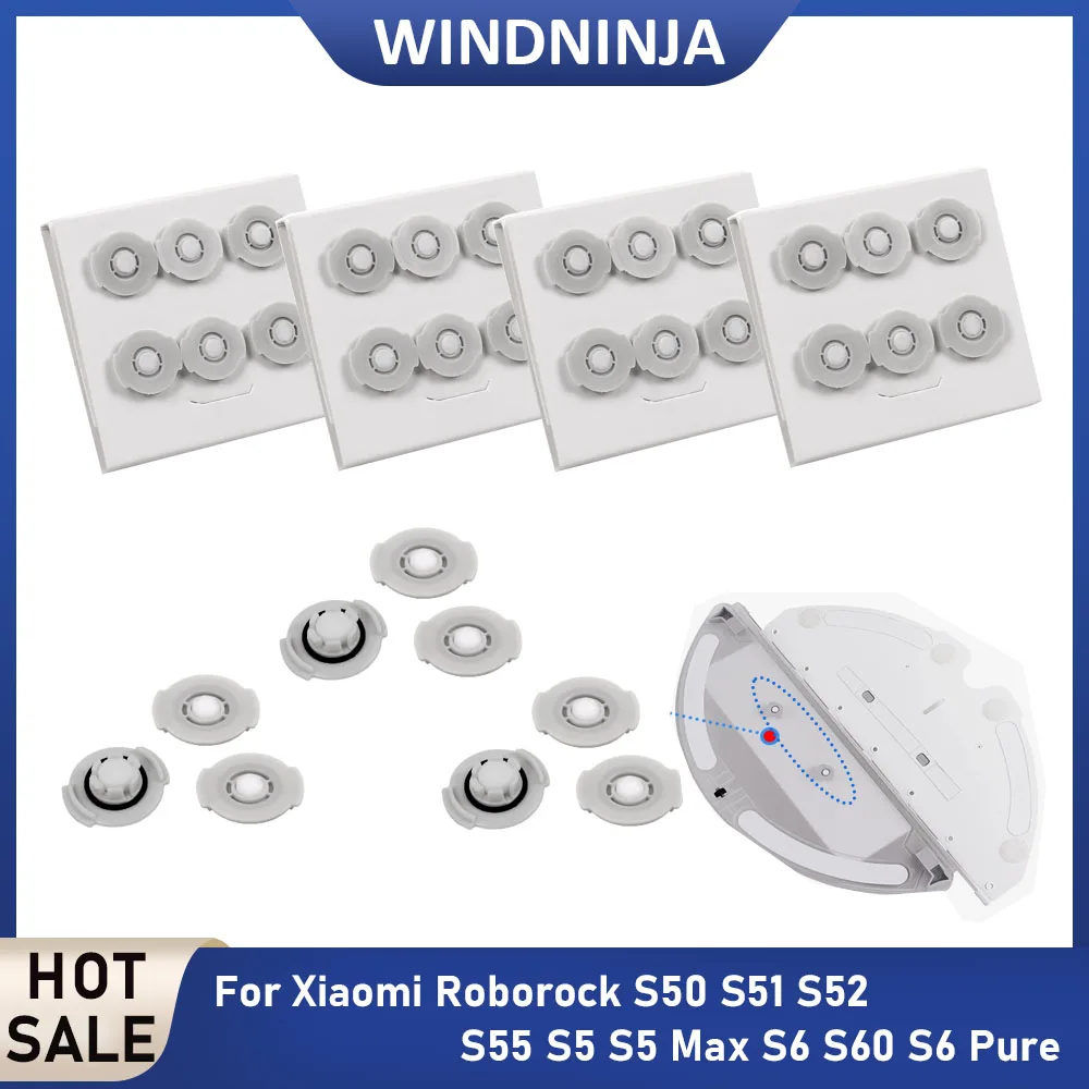 Water Tank Filter Parts for Xiaomi Roborock S50 S51 S52 S55 S5 S6 S60/S5 Max/S6 Pure Robot Vacuum Cleaner Water Core Replacement
