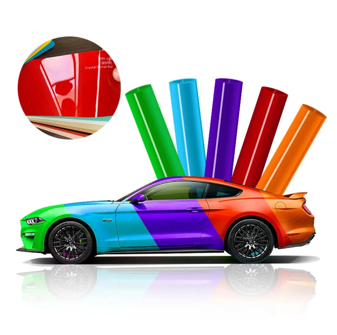 

Car Change Color PPF Sample Book TPU PPF Color Chip Colorppf Color swatch ( Wet Application ) (default Shipping Newest Edition)