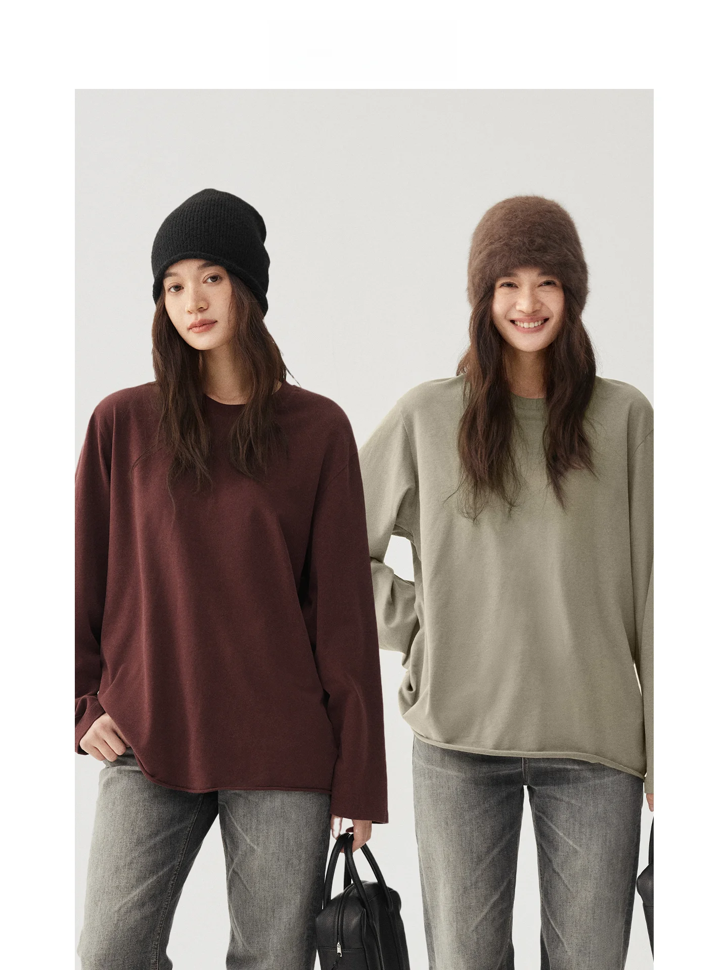 

Женская удлиненная футболка свободного кроя с круглым вырезом и рукавами-трубами, однотонная, повседневная, из смесового хлопка и льна, от DE Mincollection