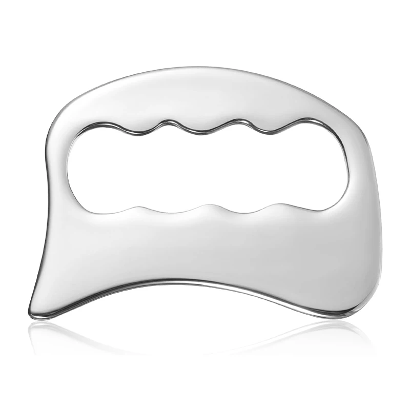 سكين اللفافة المربعة، لوح غوا شا من الفولاذ المقاوم للصدأ، أداة خاصة للرياضة واللياقة البدنية، علاج الأوتار، ورقة غوا شا، الاسترخاء #2