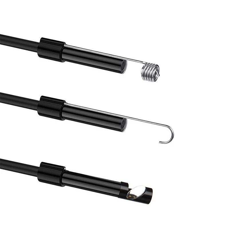 7mm HD Endoscope Camera Waterproof Micro 8 LED IP67 Endoscope for Cars Industrial Smartphone Mini Camera Endoscope USB Type C