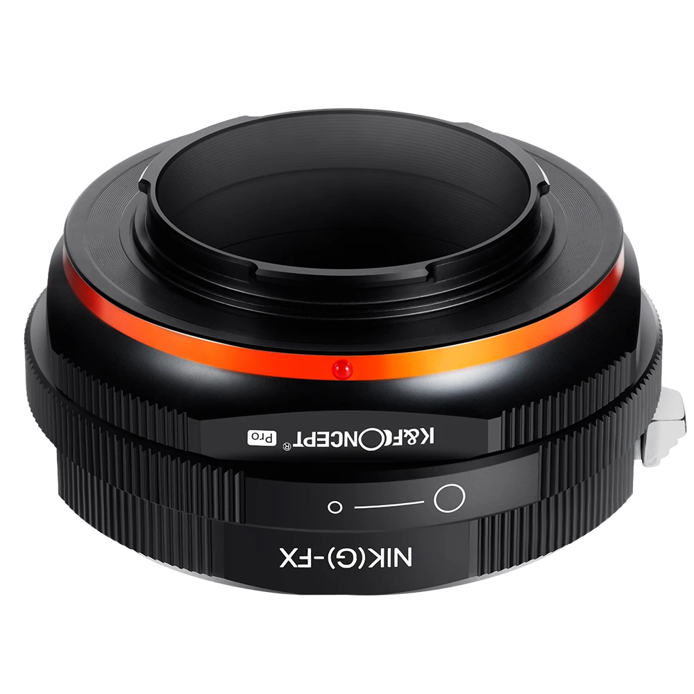 K&F Concept Lens Adapter Nikon G to FX Pro for Fujifilm X-Pro3 X-Pro2 X-T5 X-T4 X-T2 X-E4 XT100 XH2S XS10 XS20 X100V X-T30II