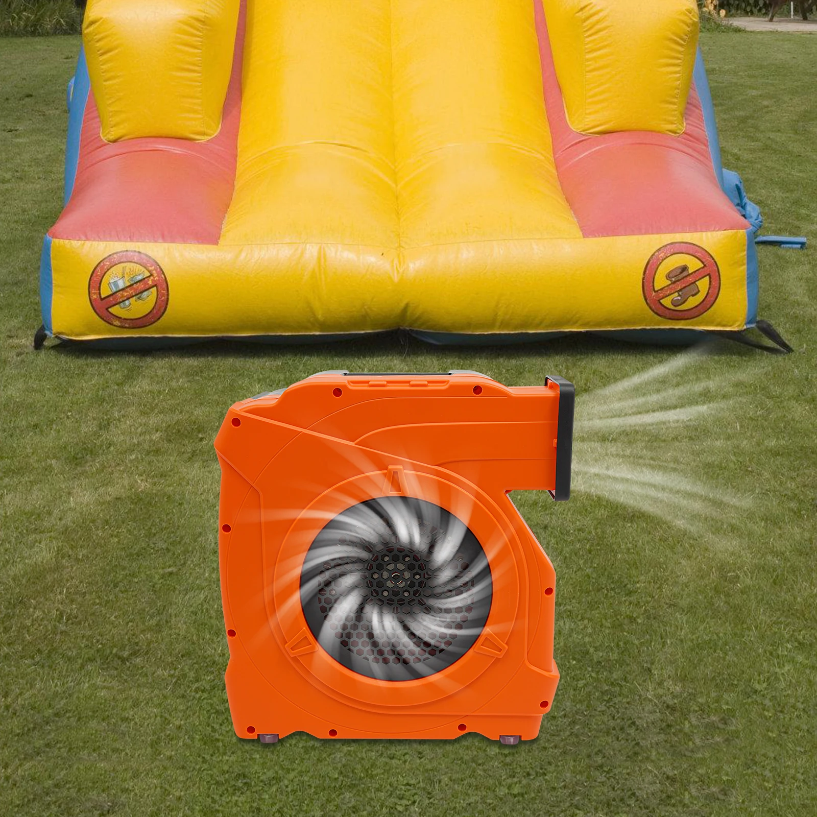 3 PS Hüpfburg-Gebläse, 2150 W tragbares kommerzielles Luftgebläse für große Wasserrutschen, aufblasbare Burg-Sprungrutschen