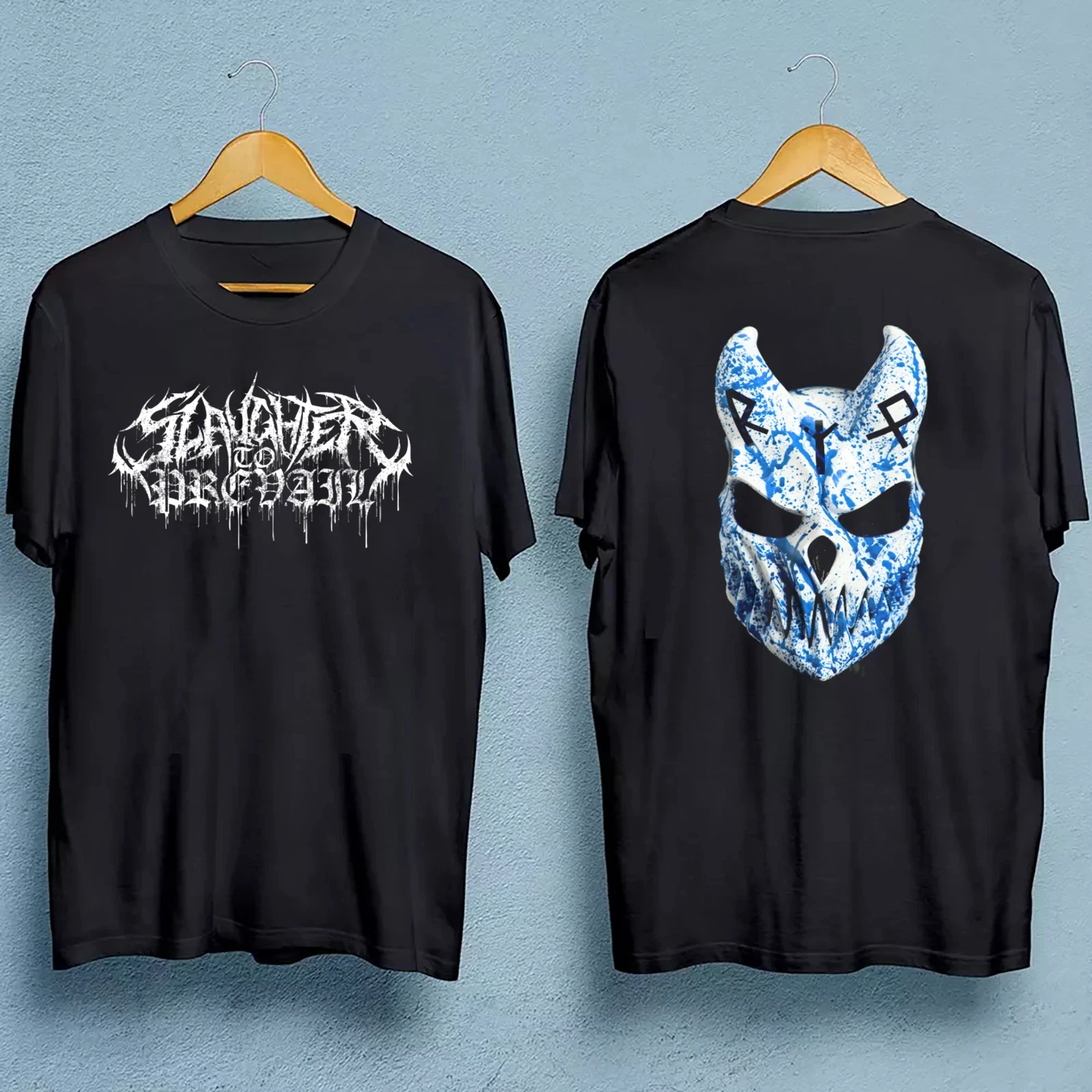 Rare Slaughter to Prevail Band Collection T-shirt Graphic Short Sleeve Shirt Unisex Men Women Summer Crew Neck Cotton Tee