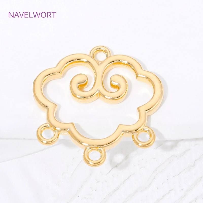 1/2/4Pcs 18K Gold P…