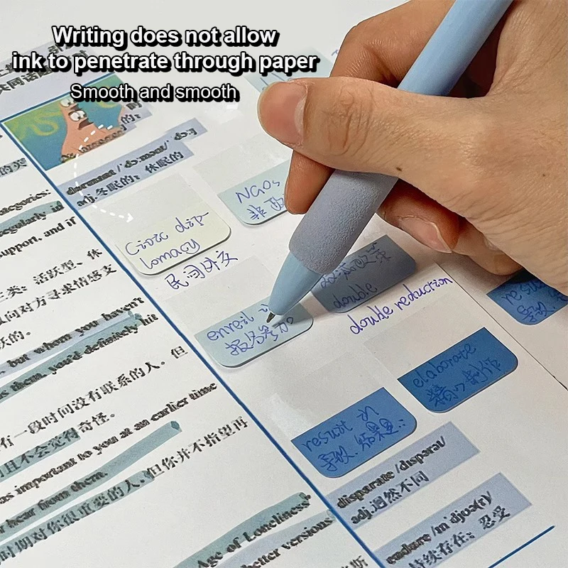 120Sheets Creative Gradient Color Category Index Sticky Note Student Simplicity Stationery Memo Pad Cute School Supplies