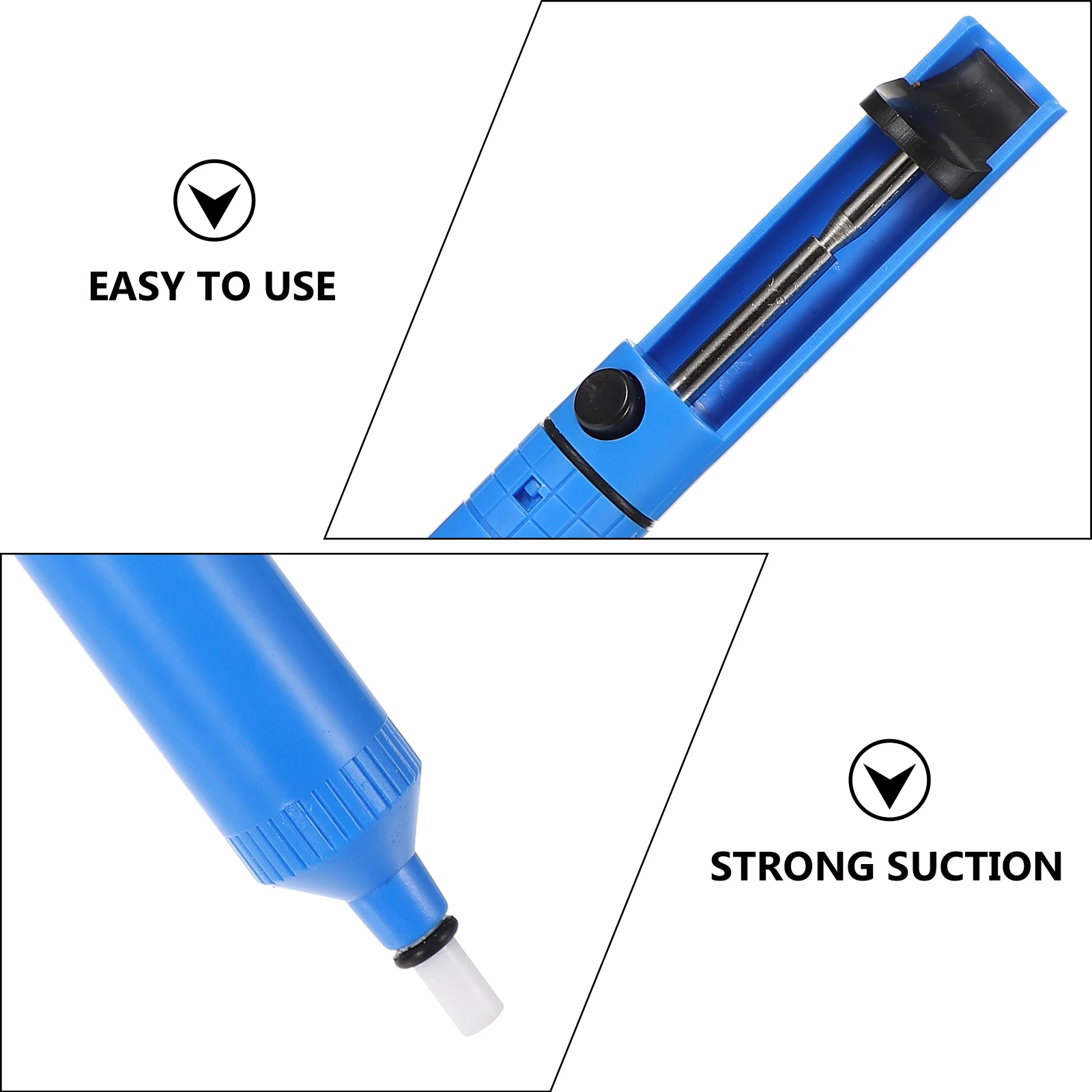 

Soldering Pump Suction Gun Manual Remover ABS Plastic Pickup Tool Solder Removal Desoldering Vacuum Pen Welding Equipment