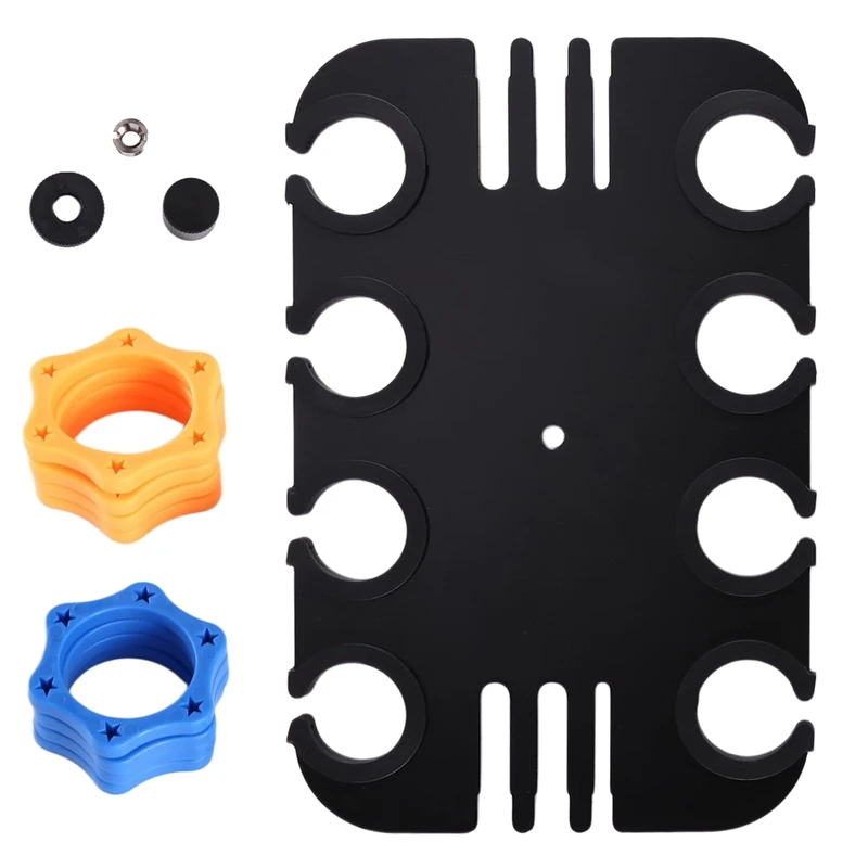 

Держатель для микрофона A99E-8 с резьбой 3/8 дюйма, органайзер для микрофона с противоскользящим кольцом и слотом для кабелей