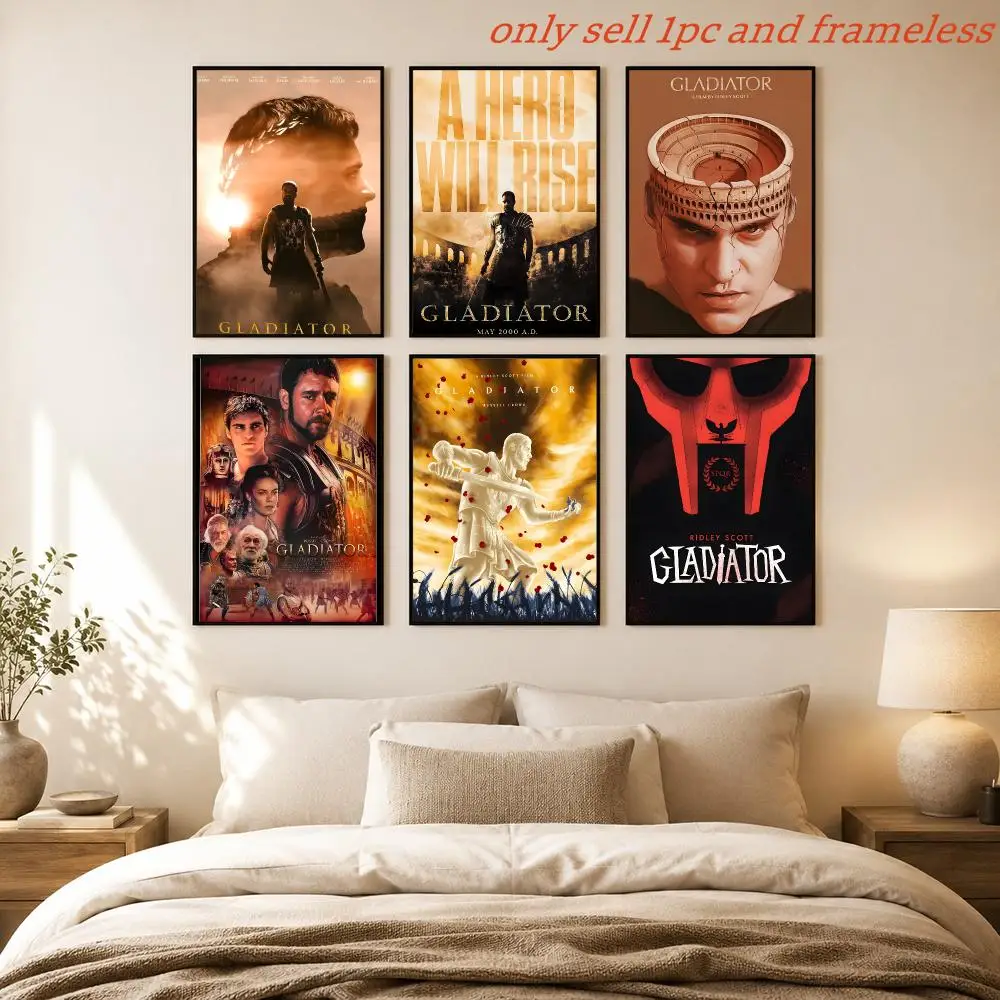 Film Anthem of Courage G-Gladiator Movie Poster HD Home Sticky Wall Waterproof Home Living Room Bar Aesthetic Decor